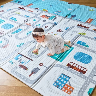 Игровой коврик LESTI двухсторонний, складной 180x200x0,8 см - вид 4 миниатюра