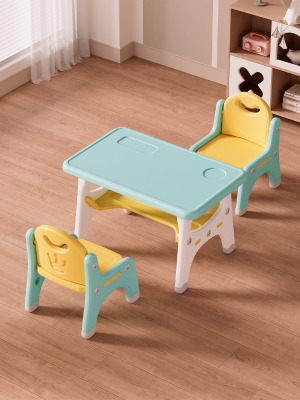 Комплект детской мебели LESTI &quot;Дружная пара&quot; (стол + 2 стула), бирюзовый